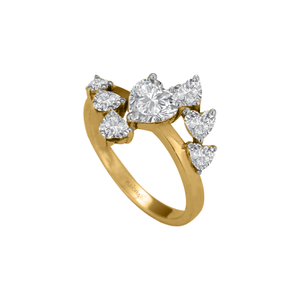 14K Gold Fancy Diamond Ring JLR63