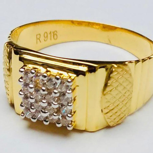 916 & 75 Gold Ring For Men