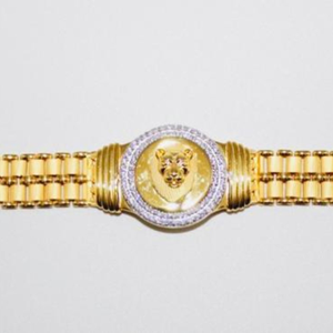 Gold Trendy Gents Bracelet