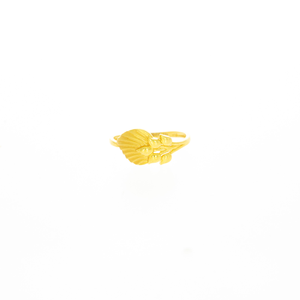 Designer Leafy Shape 22kt Gold Ring