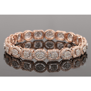 18K Gold Classic Diamond Bracelet