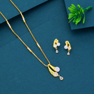 916 gold Exclusive Fancy dokiya Necklace set