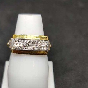 916 Men's fancy gold ring