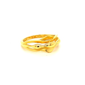 22k Gold Plain Timeless Beauty Ring