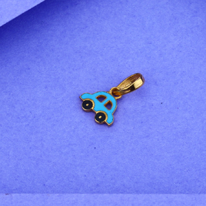 916 Gold Car Shape Pendant KP14