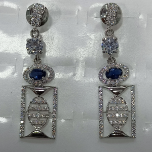 92.5 silver exclusive Diamond Designer earrin