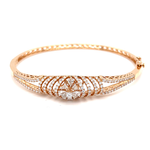 Mirum Diamond Bracelet in 18k Rose Gold VVS E