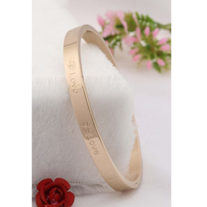 Gold forming love design bracelet vcbrc06