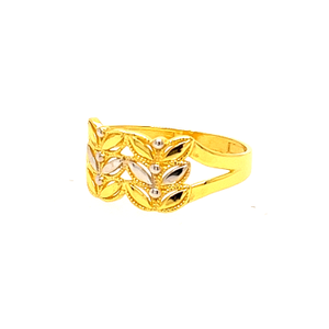 22k Gold Plain Royal Ring
