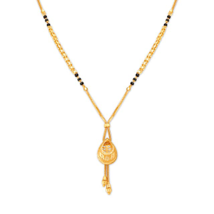 Gold Yellow light weight Design Mangalsutra
