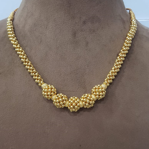 22k Gold Fancy Necklace SJJGN32
