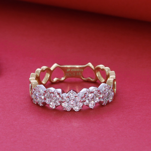 Engagement Rose Gold 18kt Heart Diamond Ring