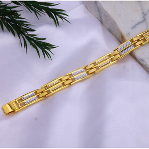 attractive man's gold bracelet in 22k 916