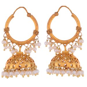 925 Plane Silver Jhumki