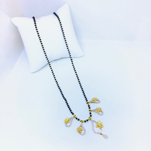 Fancy flower design mangalsutra