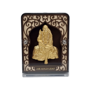 24kt Gold Foil Saibaba Frame