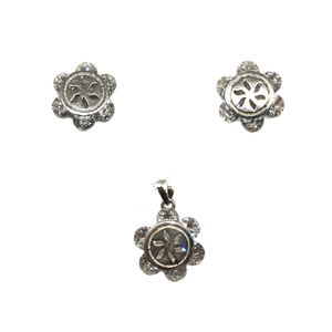 925 sterling silver movable diamond pendant s