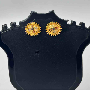 916 gold fancy rava design tops