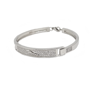 Jaguar Logo Kids Bracelet In 925 Sterling Sil