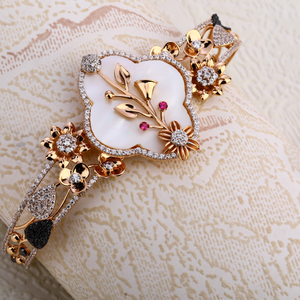 750 Rose Gold Women's Stylish Hallmark Kada B