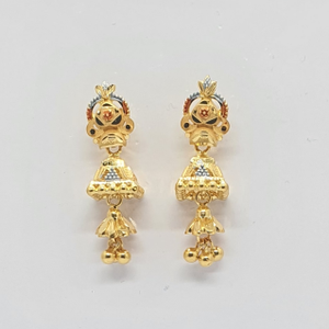 Gold 91.6 Jumar Earrings