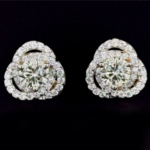 Creative diamond simulants eartops jsj0203