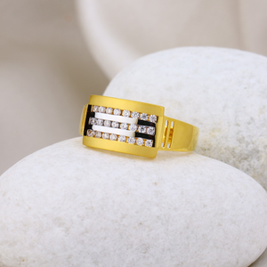 Mans gold ring casting in 22k 916.