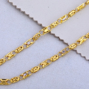 22 carat gold hallmark designer gents chain R