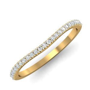 18K Gold Diamond Band
