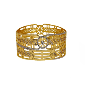 Simple Designer 1 Gram Gold Plated Bangles MG