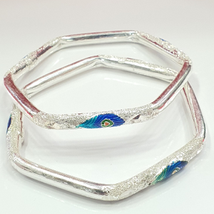 92.5 Silver Peacock Fancy Design Ladies Kadal