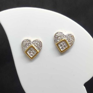 22 carat gold antique ladies earrings RH-LE66