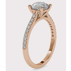 18k gold,rose gold or platinum ring with 1.6 
