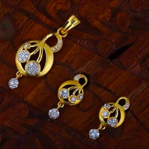 916gold chain pendantset_RHpset59