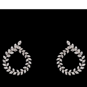 Diamonds Ear Hangings&nbsp;JSJ0041