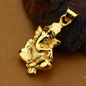 750 gold hallmark pendant for men hlp124
