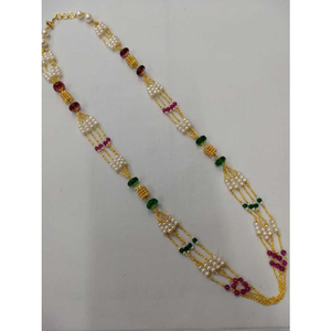 916 Colorful Pearl Gold Mala
