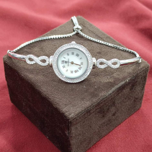 silver ladies watch Rh-lW119