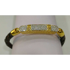 916 Gold CZ Stone Bracelet
