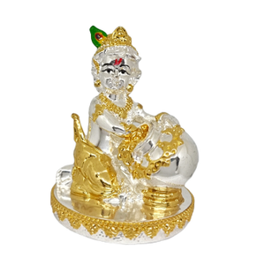 Silver Krishna bhagwan Murti For Janmashtami 