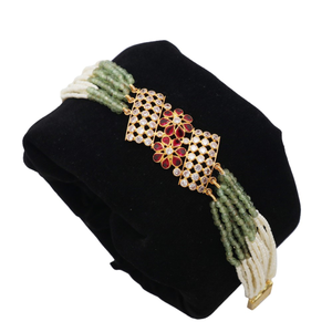 22k Gold Stunning Colourful Pearl Bracelet AJ