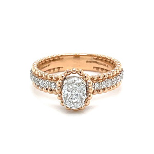 Mignon Diamond Ring with Solitaire Effect - 0