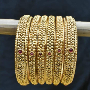 22KT yellow Gold 6Pices Set Bangles vocal For