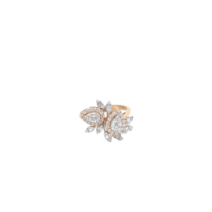 18k Gold Enamouring Diamond  Ring