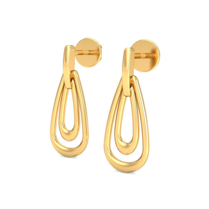 916 Gold Fine Earring BERP047