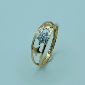 18 ct rose gold ring