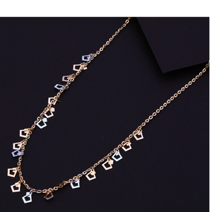 18ct   rose gold  hallmark  necklace rtm55