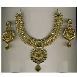  22K / 916 Antique Gold Necklace Set