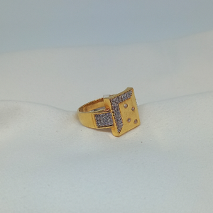 18kt gents ring