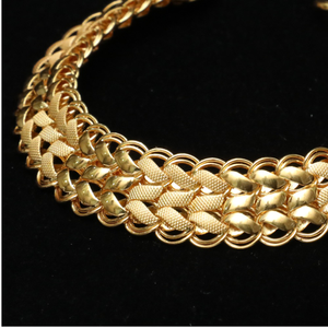 22KT Gold Fancy Gents Bracelet ML-B004